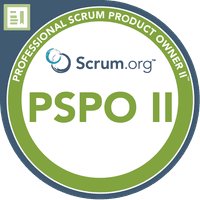 Professional Scrum Product Owner™ II (PSPO II) Badge