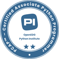 [PCAP-31-03] PCAP™ – Certified Associate Python Programmer Badge