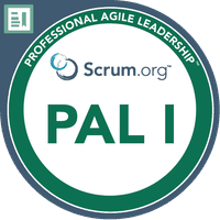 Professional Agile Leadership™ I (PAL I) Badge