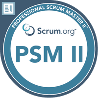 Professional Scrum Master™ II (PSM II) Badge